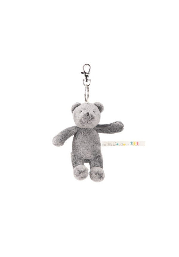 Llavero osito gris MOULIN ROTY