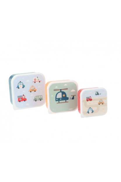 3 Cajas Almuerzo City Cars
