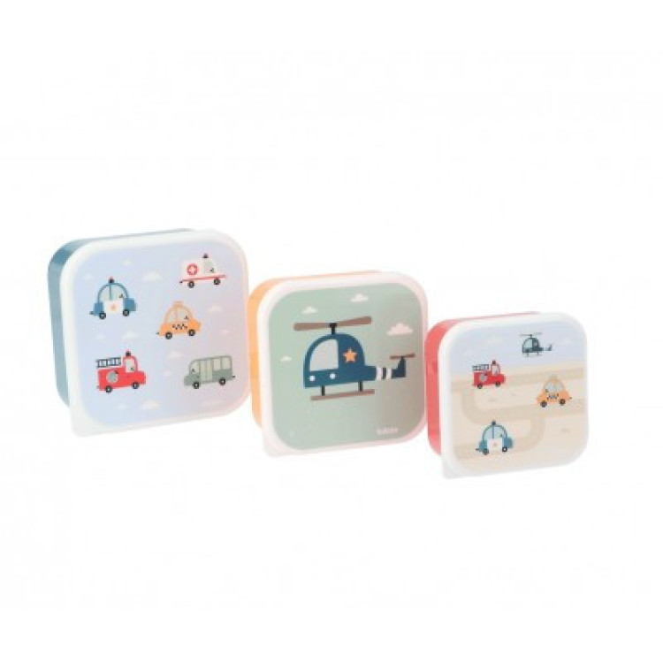 3 Cajas Almuerzo City Cars