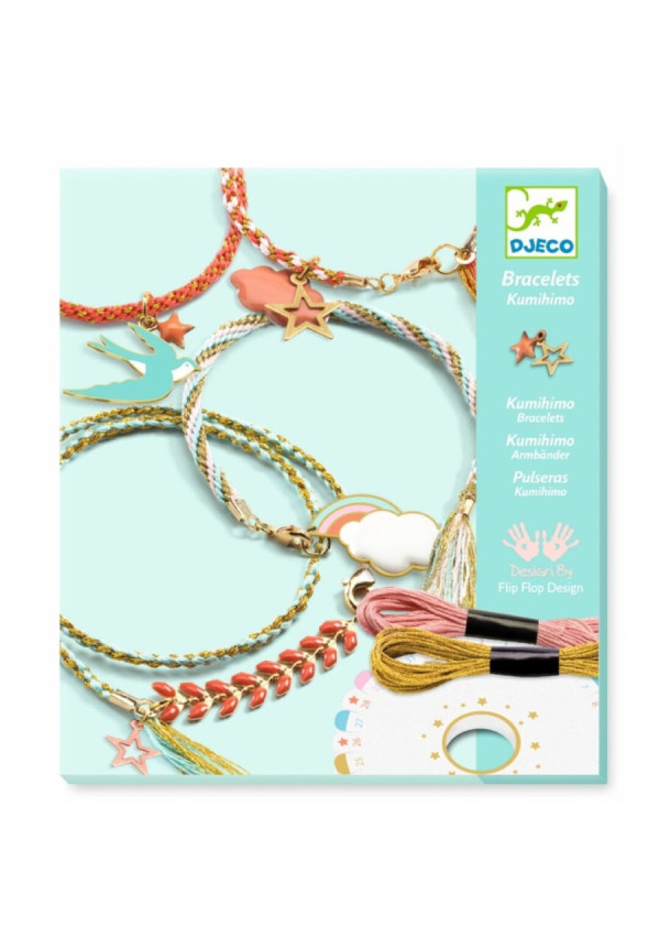 Pulseras Kumihimo Celeste DJECO