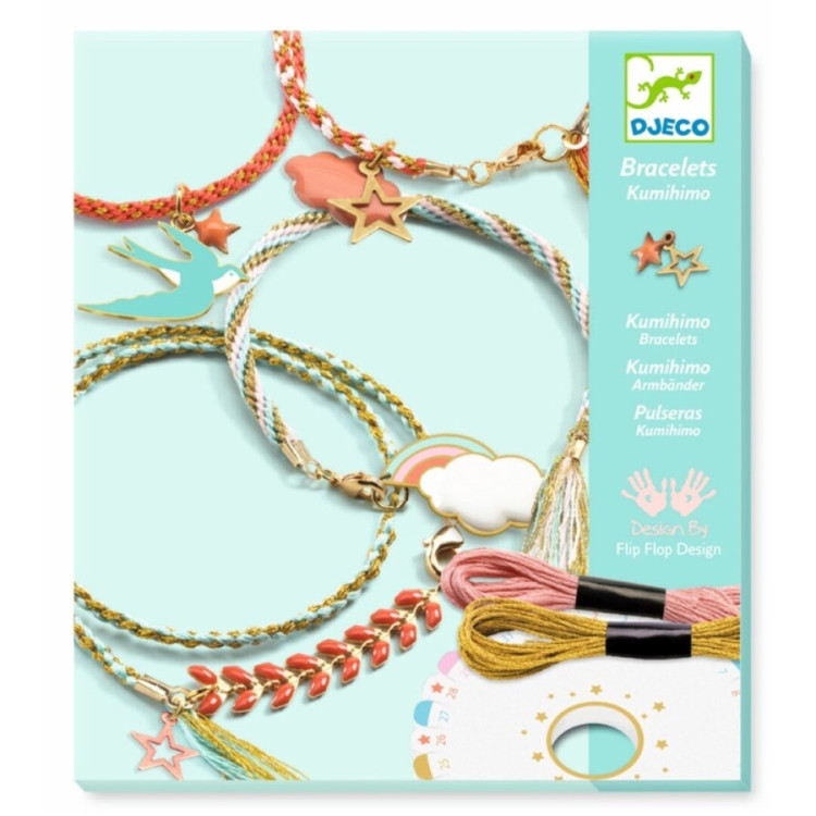 Pulseras Kumihimo Celeste DJECO