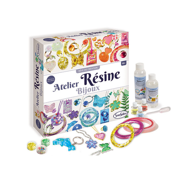 Atelier de joyas con resina SENTOSPHERE