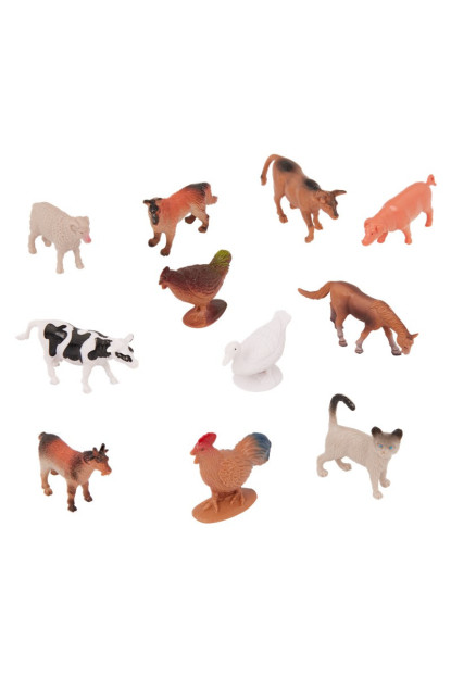 Terra Bote de 60 animales de la granja