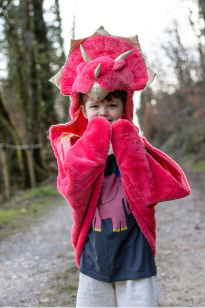 Capa Triceratops Cuddle TALLA 2-4 AÑOS GREAT PRETENDERS