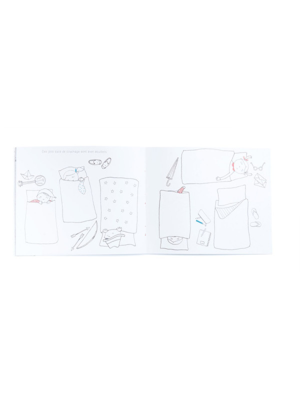 Cuaderno para colorear Mercredi MOULIN ROTY