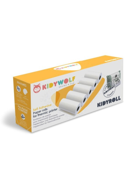 Papel adhesivo (5 rollos) KIDYWOLF