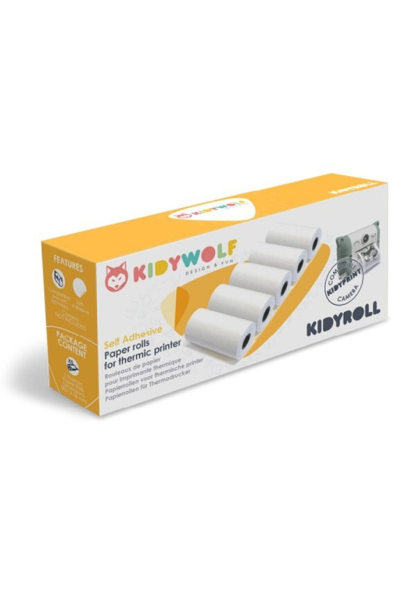Papel adhesivo (5 rollos) KIDYWOLF