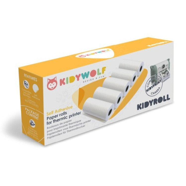Papel adhesivo (5 rollos) KIDYWOLF