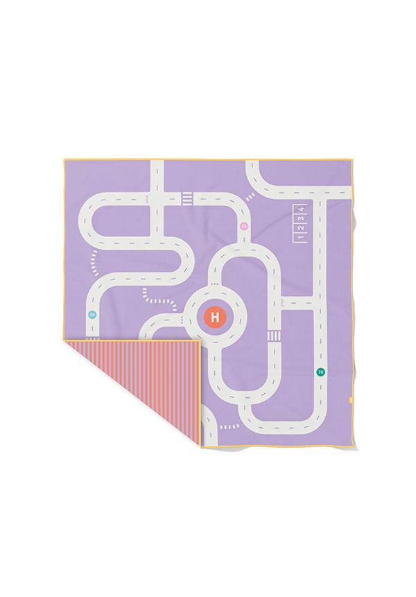 TOALLA TALLA XL Microfibra Road Lavander 180 x 180cm QUUT