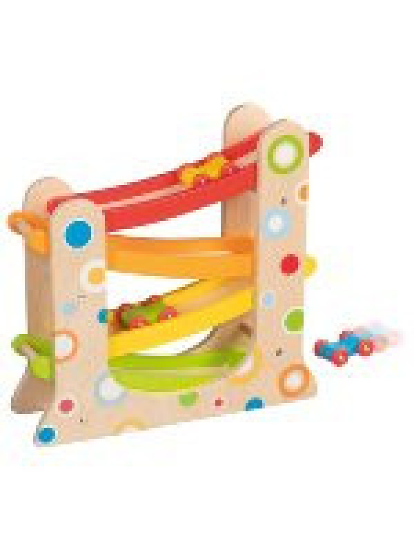 Pista de carreras con 3 coches GOKI