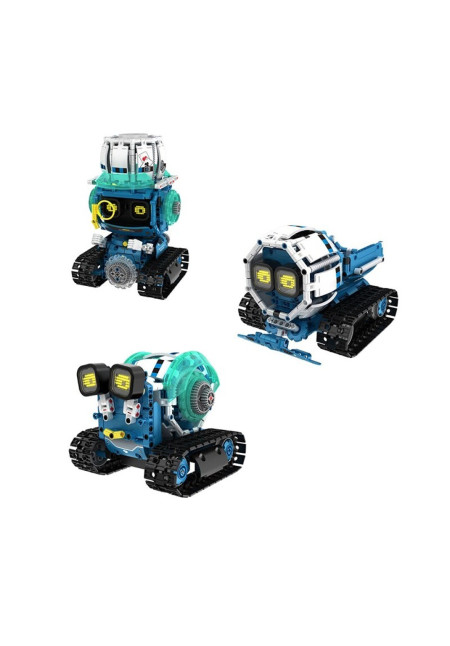 iMMaster Robot azul con paneles 3 en 1 - 494 pzas.
