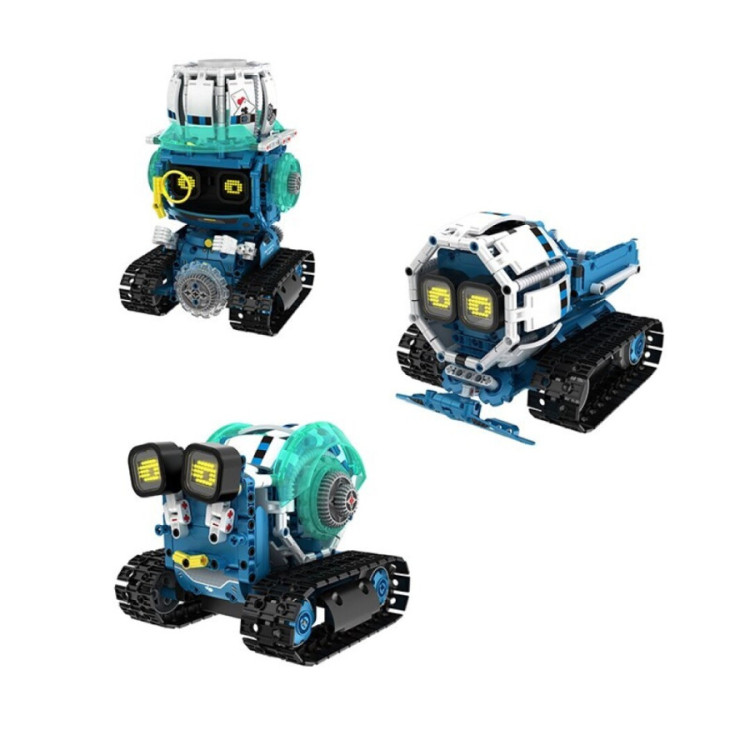 iMMaster Robot azul con paneles 3 en 1 - 494 pzas.