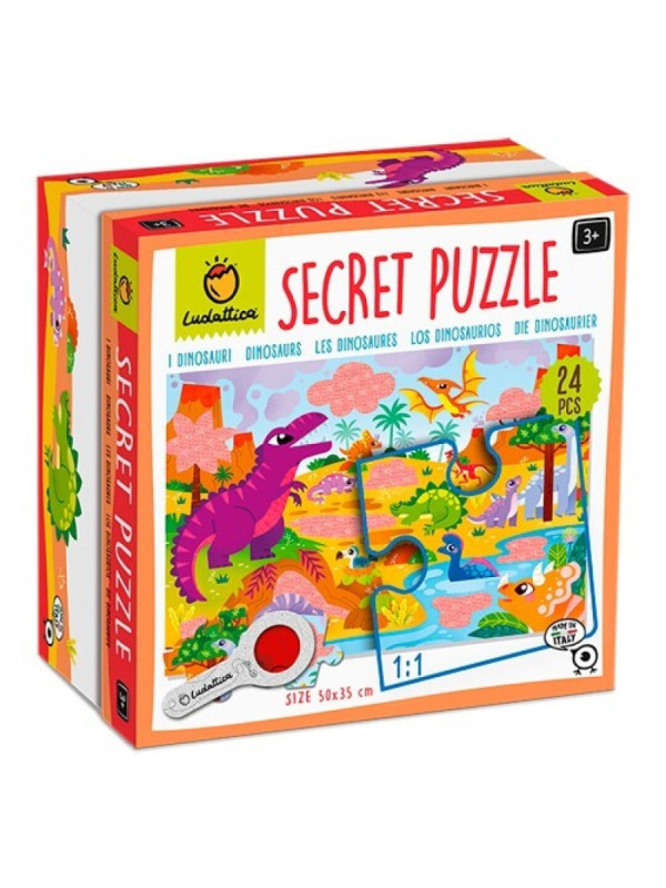 Secret Puzzle - Dinosaurios LUDATTICA