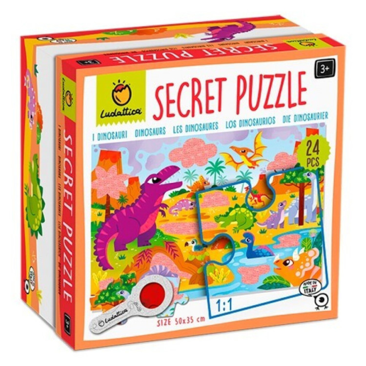 Secret Puzzle - Dinosaurios LUDATTICA