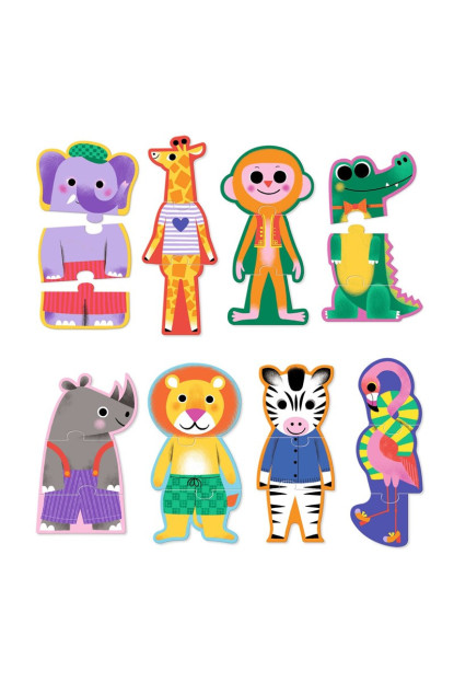 Educativos Puzzle dúo Trio Savana DJECO