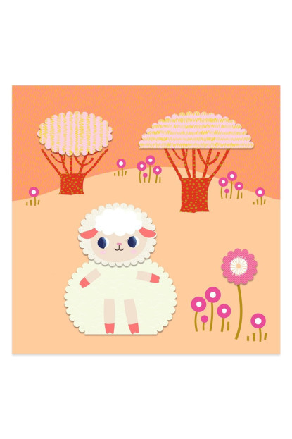 Collage Recortar con bordes decorativos DJECO