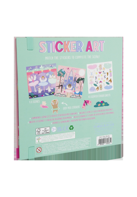 LIBRO DE ADHESIVOS CON OLOR ENCHANTED FLOSS&ROCK
