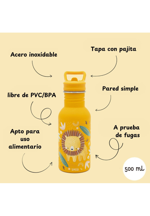 Botella Acero Inox León SASSI
