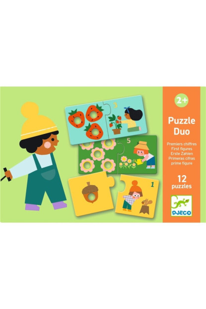 Educativos Puzzle dúo Primeras cifras DJECO