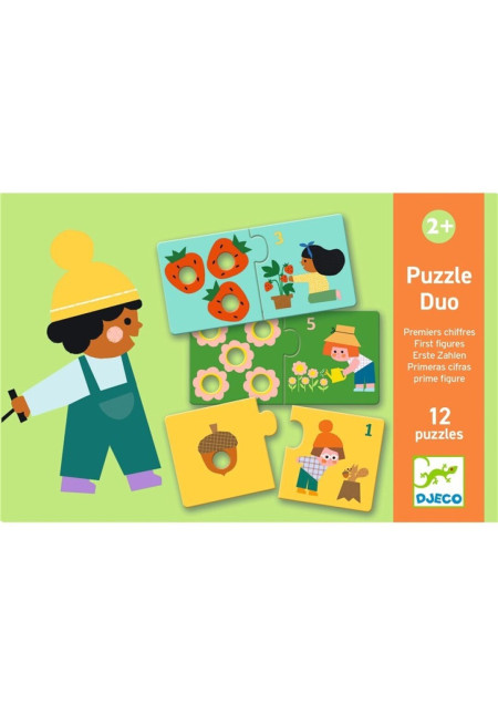 Educativos Puzzle dúo Primeras cifras DJECO