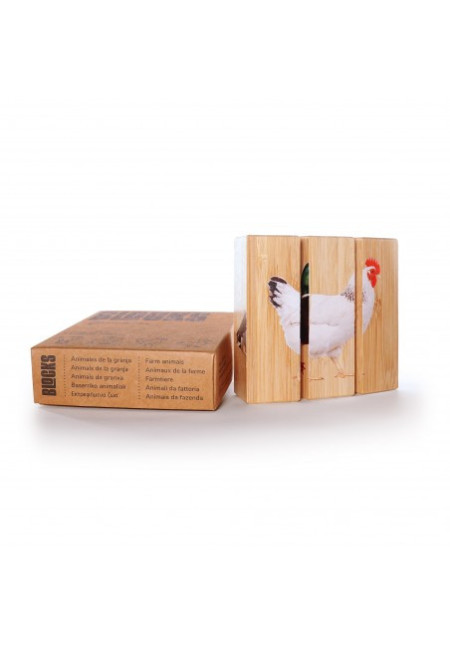Blocks Animales de Granja NOWORDBOOKS