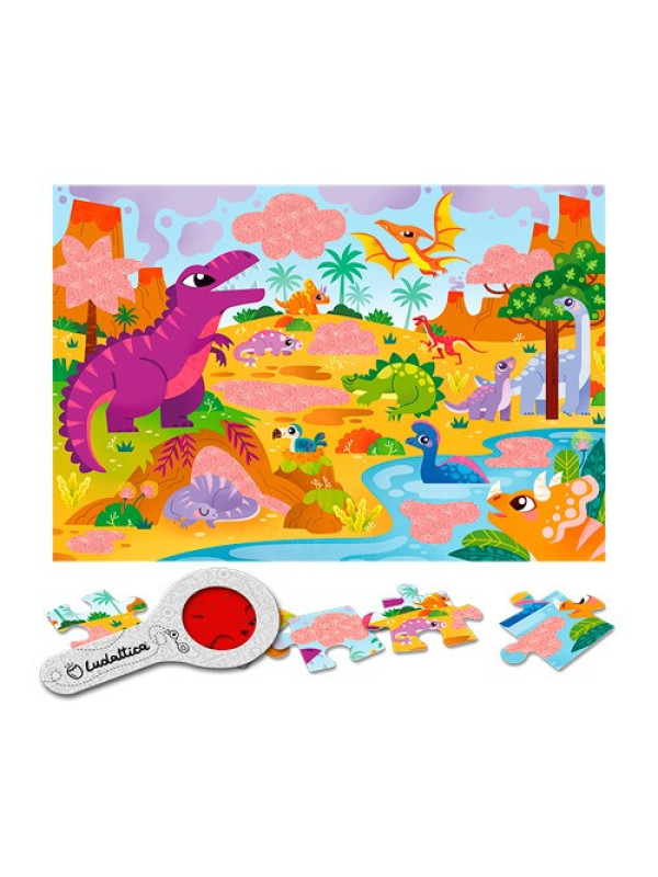 Secret Puzzle - Dinosaurios LUDATTICA