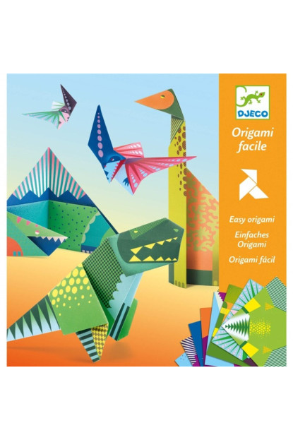 Papiroflexia Origami Dinosaurios DJECO