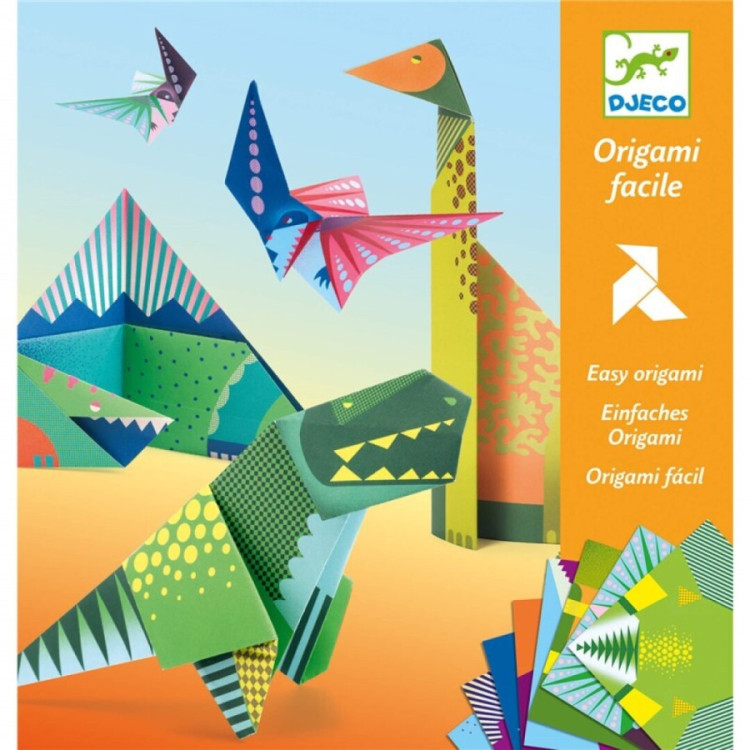 Papiroflexia Origami Dinosaurios DJECO