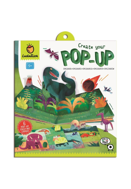 Crea tu Pop-up - Dinosaurios LUDATTICA