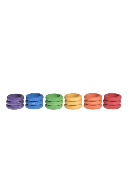 18 Anillas (6 colores) GRAPAT