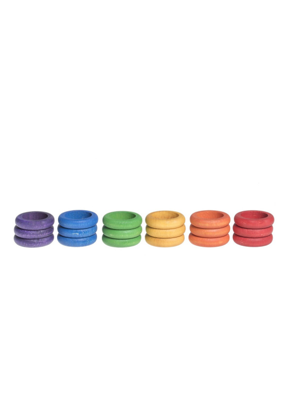 18 Anillas (6 colores) GRAPAT