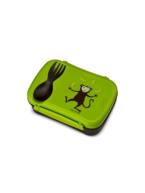 Caja de Almuerzo N'ice Box Kids Mono Lime Carl Oscar