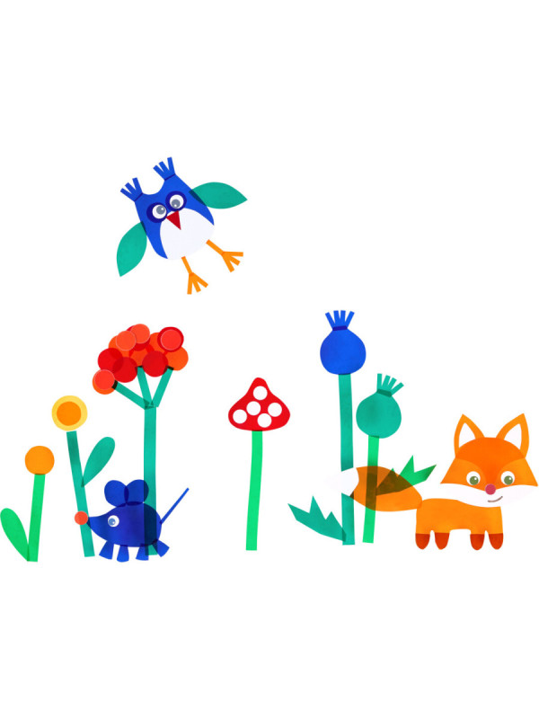 Set Creativo - Imágenes para Ventanas ¡Hola, Animales del Bosque! HABA Set Creativo - Imágenes para Ventanas ¡Hola, Animales del Bosque! HABA