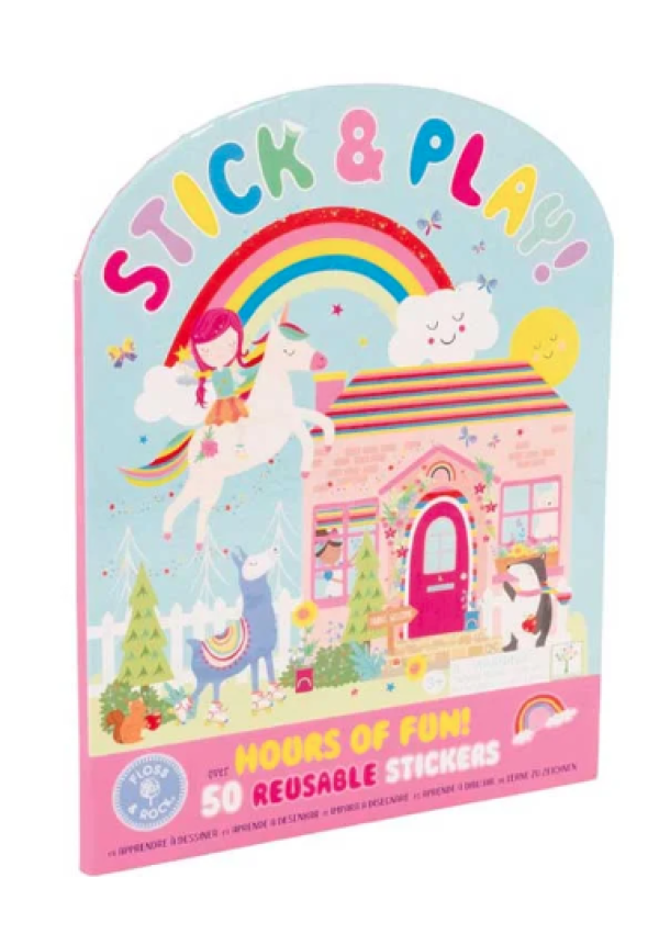 PEGA Y JUEGA  RAINBOW FAIRY FLOSS&ROCK