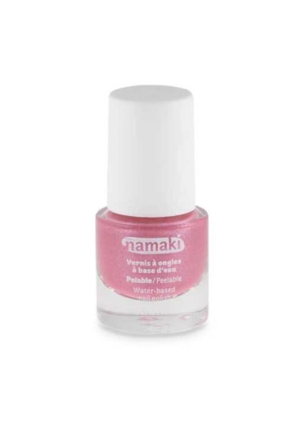 ESMALTE DE UÑAS AL AGUA NAMAKI ROSA GLITTER