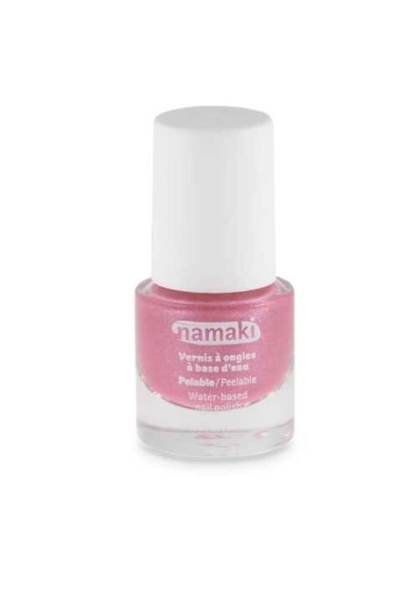 ESMALTE DE UÑAS AL AGUA NAMAKI ROSA GLITTER