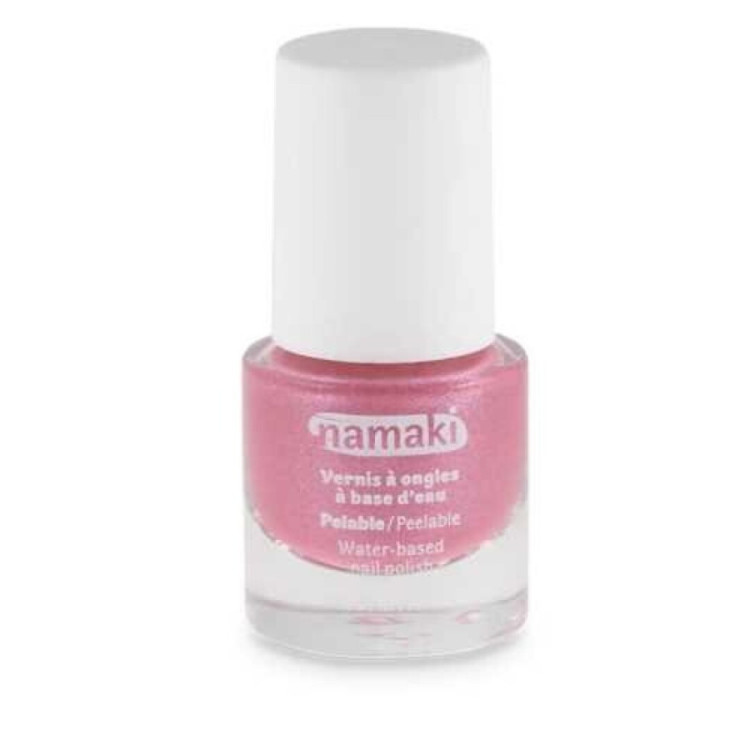 ESMALTE DE UÑAS AL AGUA NAMAKI ROSA GLITTER