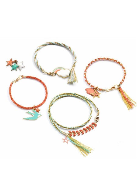 Pulseras Kumihimo Celeste DJECO