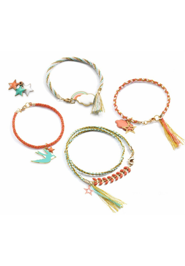 Pulseras Kumihimo Celeste DJECO