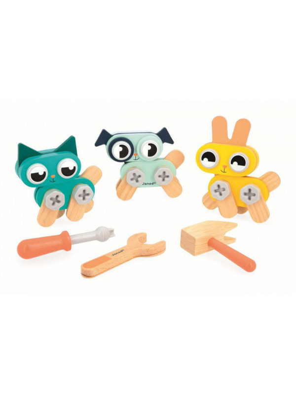 BRICO'KIDS - PEQUEÑOS ANIMALES PARA HACER BRICOLAJE JANOD