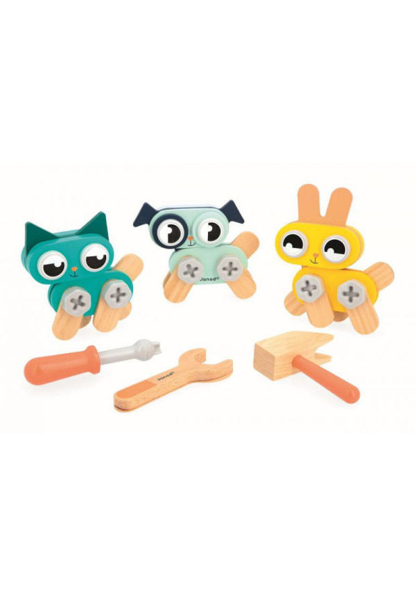 BRICO'KIDS - PEQUEÑOS ANIMALES PARA HACER BRICOLAJE JANOD