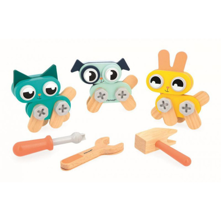 BRICO'KIDS - PEQUEÑOS ANIMALES PARA HACER BRICOLAJE JANOD