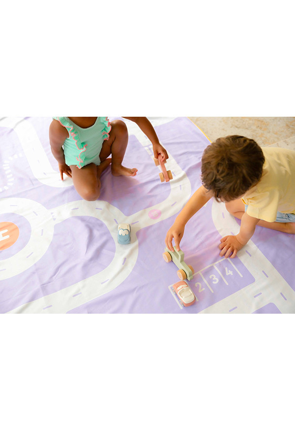 TOALLA M EN  MicrofibrA Road Lavander 140 x 70 cm QUUT