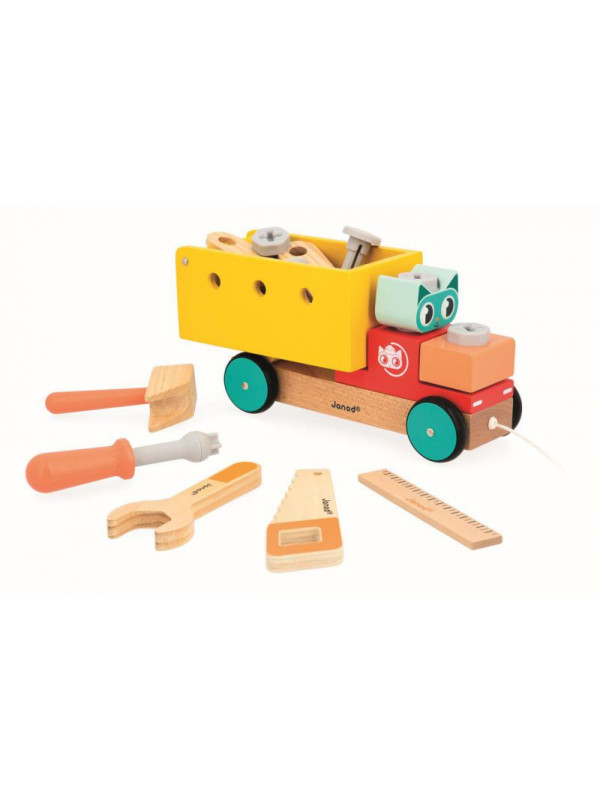 BRICO'KIDS - CAMIÓN DE TIRAR BRICOLAJE JANOD