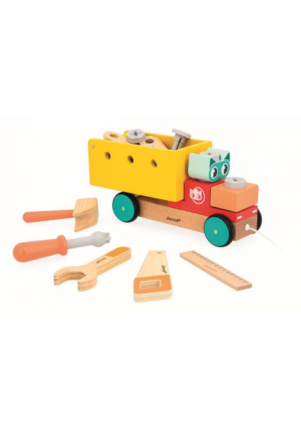 BRICO'KIDS - CAMIÓN DE TIRAR BRICOLAJE JANOD