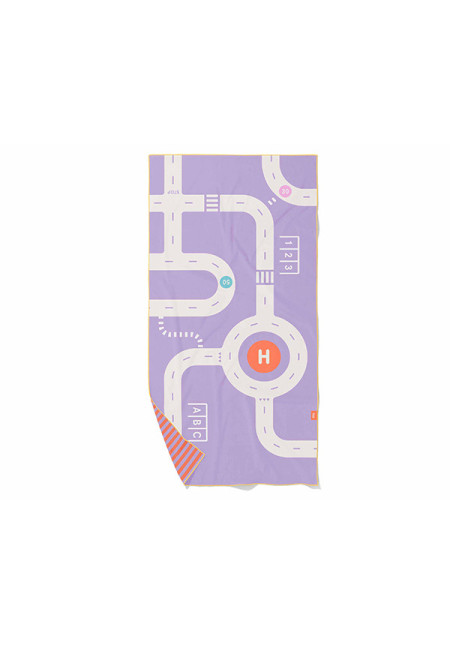 TOALLA M EN  MicrofibrA Road Lavander 140 x 70 cm QUUT