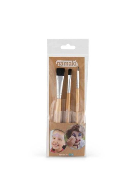  SET DE 3 PINCELES PARA MAQUILLAJE NAMAKI