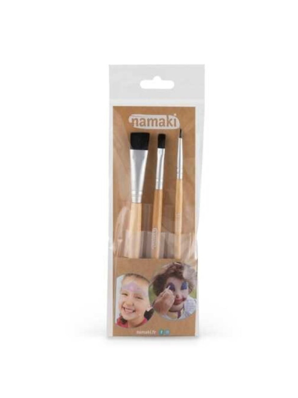  SET DE 3 PINCELES PARA MAQUILLAJE NAMAKI