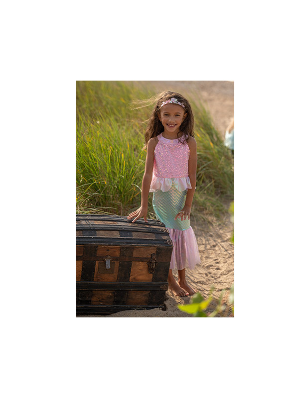 VESTIDO DE SIRENA ROSA TALLA 3-4 AÑOS GREAT PRETENDERS