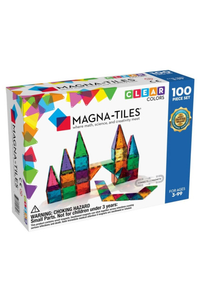 MAGNA-TILES CLEAR COL. 100 pcs